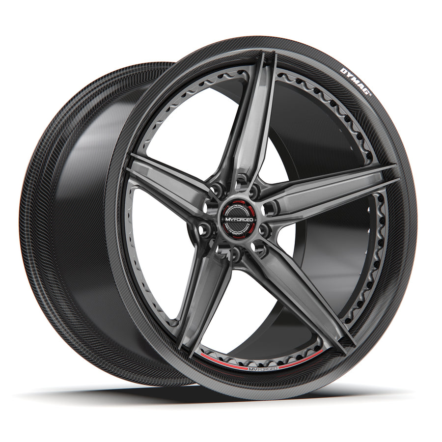 MV Forged SL-500 Carbon6 carbon fiber barrel forged wheel