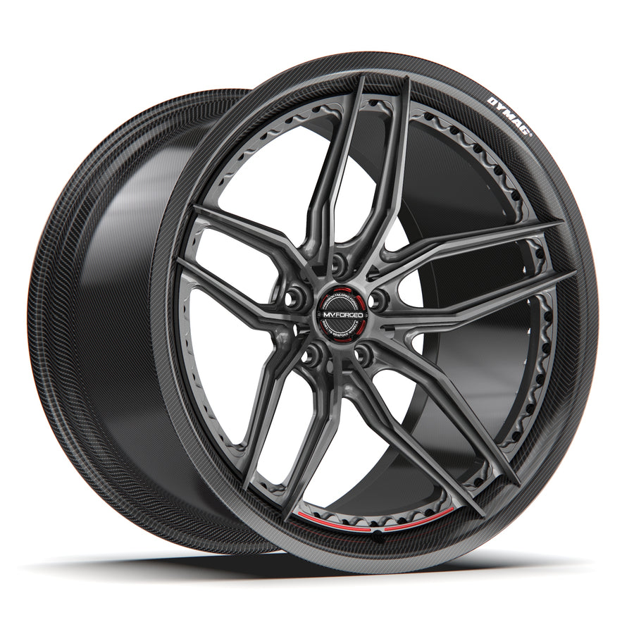 MV Forged SL-515 Carbon6 carbon fiber barrel forged wheel