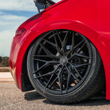 19" Rohana RFX17 Black Forged Concave Wheels Rims Fits 2013-2019 Audi A3