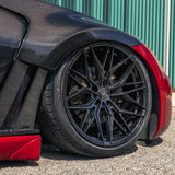 20" Rohana RFX17 Black Forged Concave Wheels Rims Fits Porsche Panamera