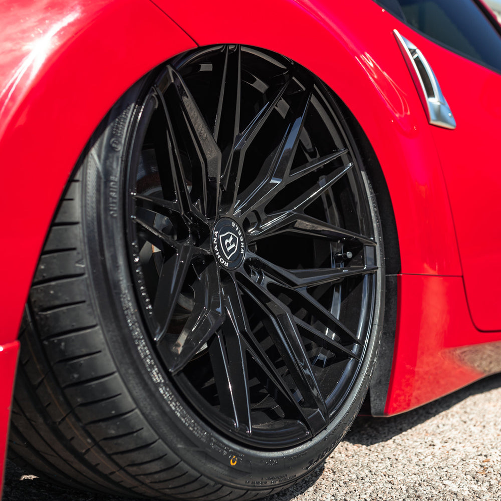 20" Rohana RFX17 Black Forged Concave Wheels Rims Fits Porsche Panamera