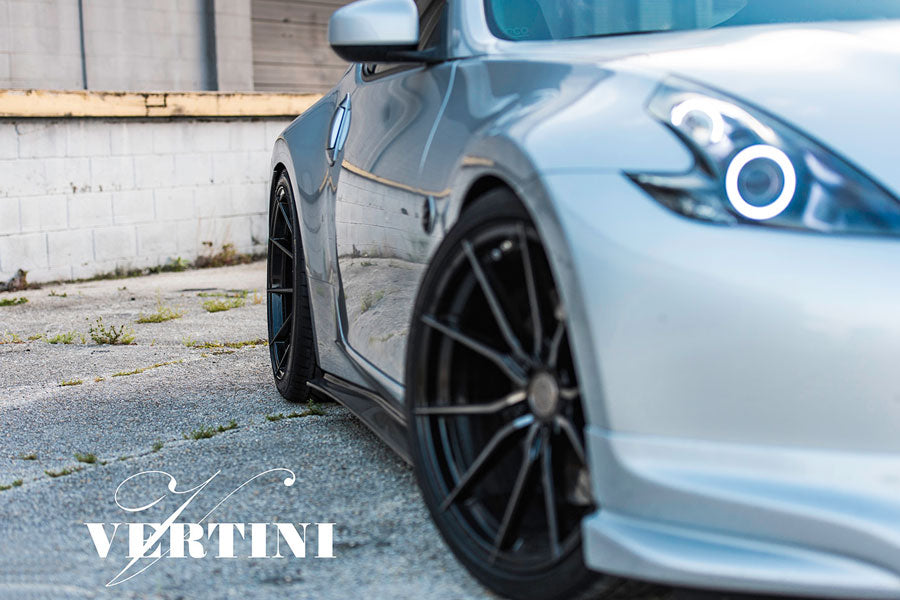 20" VERTINI RF1.2 FORGED 20X9 SILVER CONCAVE WHEELS RIMS FITS AUDI C6 A6