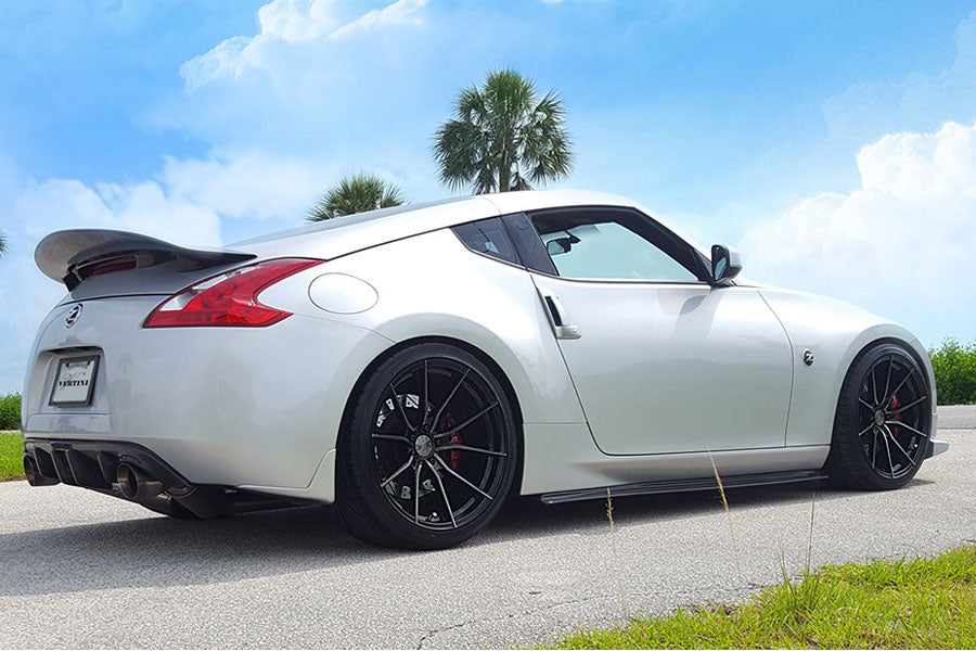 19" VERTINI RF1.2 BLACK FORGED CONCAVE WHEELS RIMS FITS INFINITI M37 M56