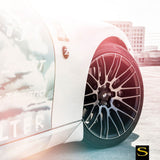 19" SAVINI BM13 BLACK CONCAVE WHEELS RIMS FITS HYUNDAI GENESIS COUPE