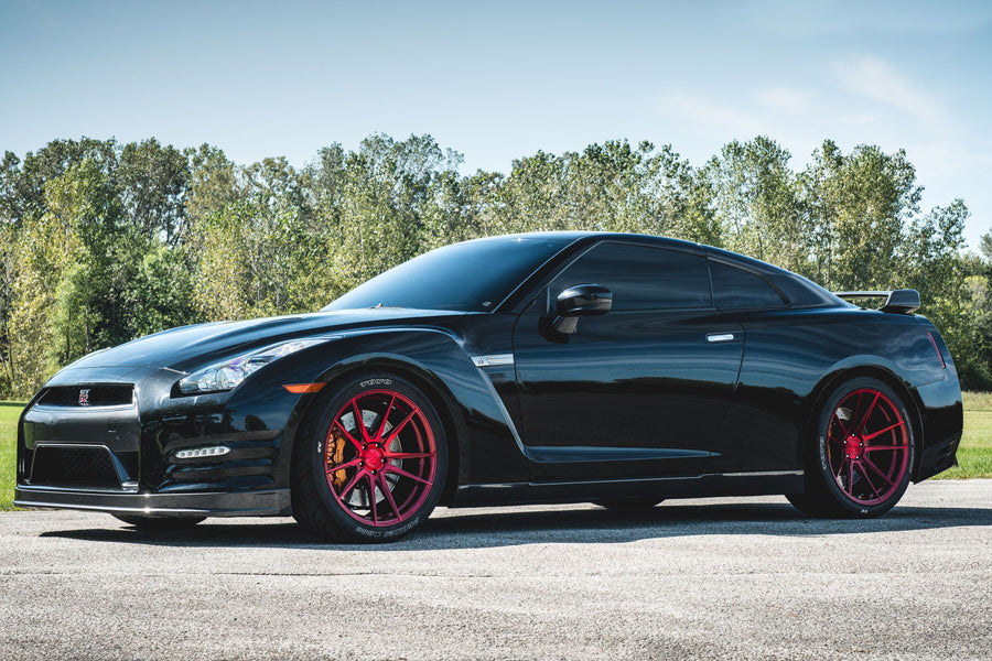 20" ROHANA RFX2 RED FORGED CONCAVE WHEELS RIMS FITS INFINITI G35 COUPE