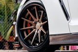 20" FERRADA FR4 BRONZE CONCAVE WHEELS RIMS FITS MASERATI GHIBLI