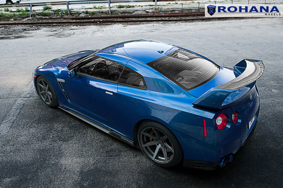19" ROHANA RC7 GRAPHITE CONCAVE WHEELS RIMS FITS NISSAN MAXIMA
