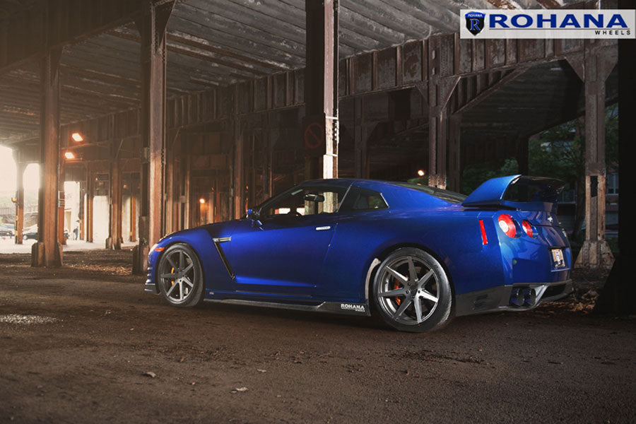 19" ROHANA RC7 GRAPHITE CONCAVE WHEELS RIMS FITS NISSAN MAXIMA