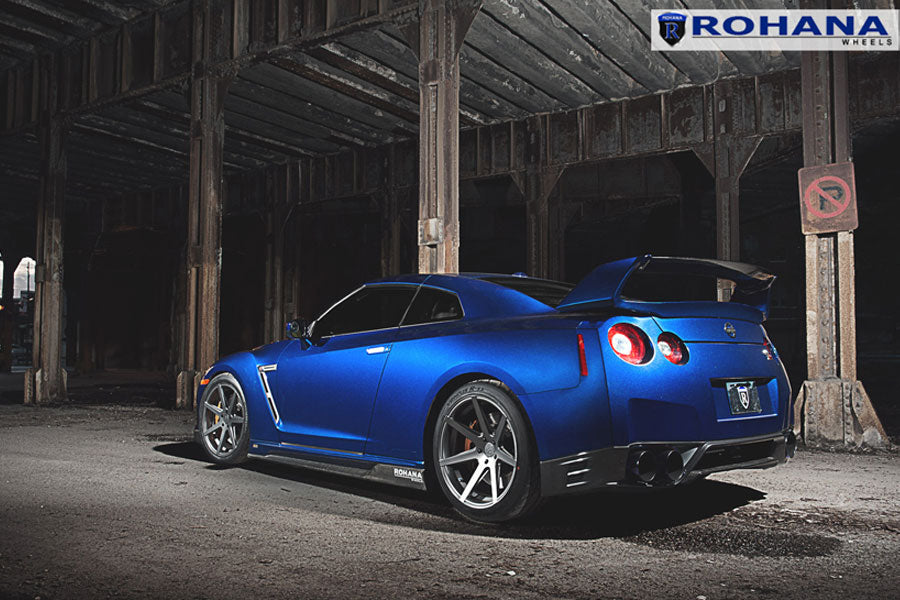 19" ROHANA RC7 GRAPHITE CONCAVE WHEELS RIMS FITS NISSAN ALTIMA
