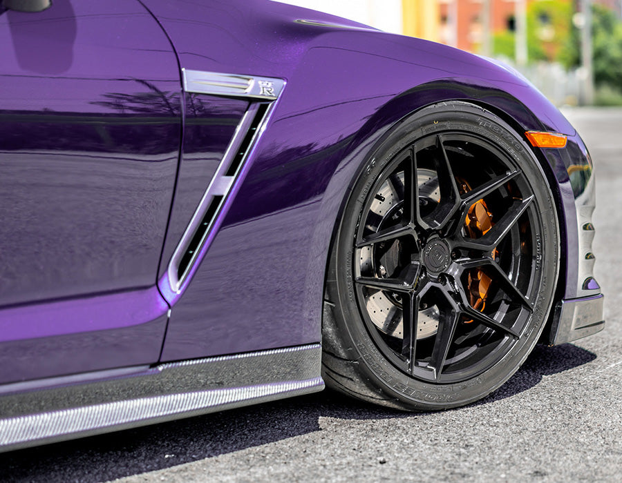 20" ROHANA RFX11 BLACK FORGED CONCAVE WHEELS RIMS FITS AUDI R8