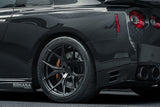 19" ROHANA RFX5 BLACK FORGED CONCAVE WHEELS RIMS FITS INFINITI G37 G37S COUPE
