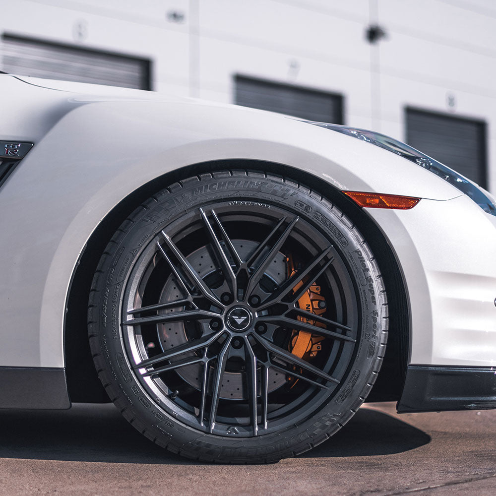 20" VORSTEINER V-FF 112 FORGED CONCAVE GRAPHITE WHEELS RIMS FITS FERRARI 488