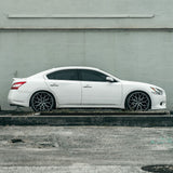 20" Vossen HF2 Black 20X10 20X11 1261 Concave Wheels Rims Fits Nissan GT-R