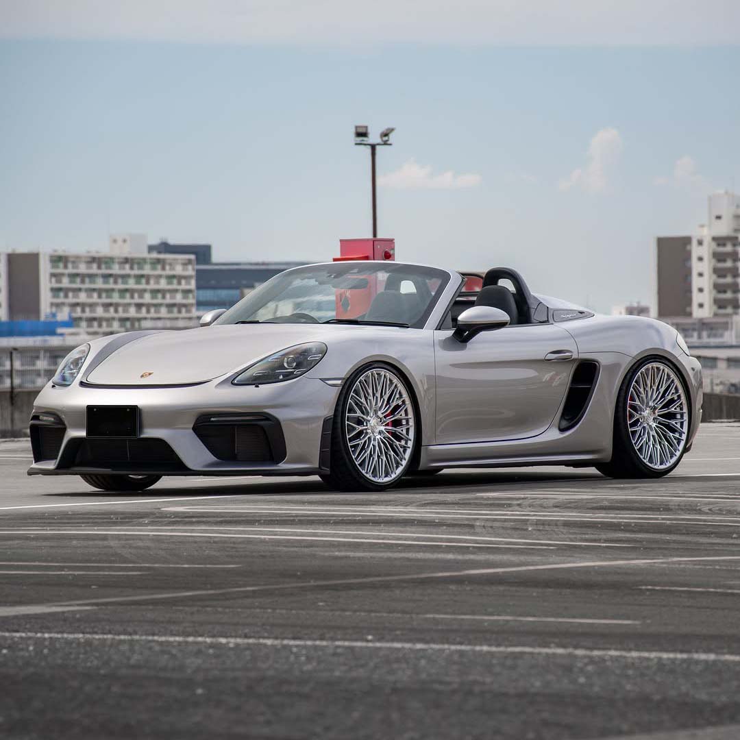20" AL13 FR100 Silver 20x9 20x10 Concave Wheels Rims Fits Porsche Cayman
