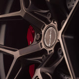 20" Brixton Forged RF7 Black 20x10 20X12 Concave Wheels Rims Fits Nissan GT-R