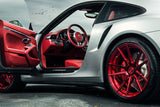 20" ROHANA RFX2 RED FORGED CONCAVE WHEELS RIMS FITS HYUNDAI GENESIS COUPE
