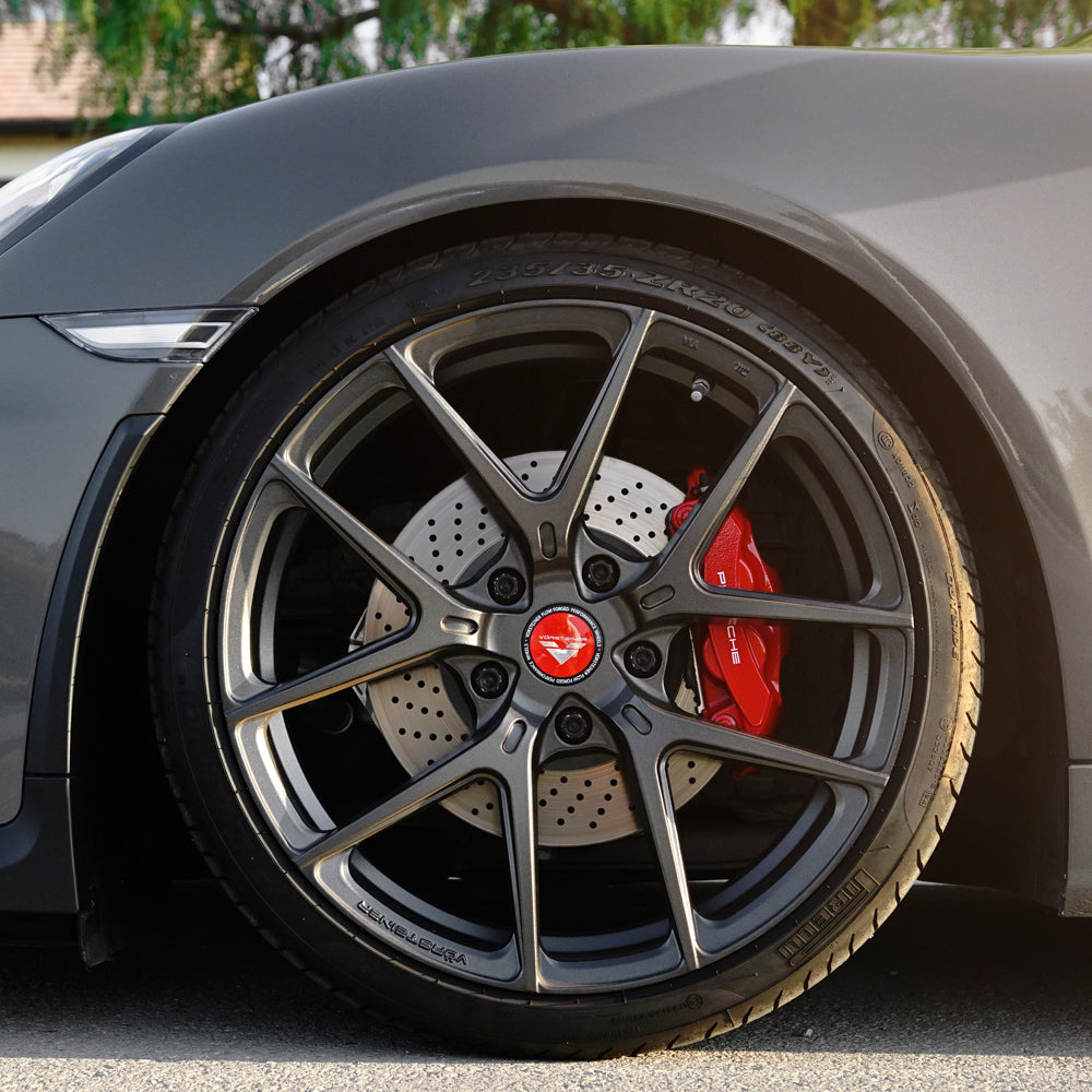 20" Vorsteiner V-FF 101 Forged Graphite Concave Wheels Rims Fits Porsche 991.2