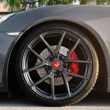 20" Vorsteiner V-FF 101 Forged Graphite Concave Wheels Rims Fits Porsche 991.2