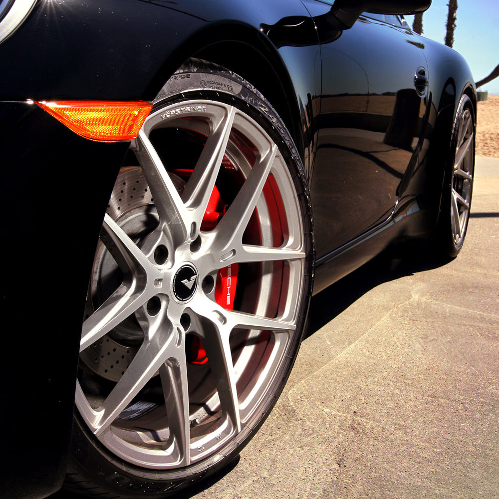 20" Vorsteiner V-FF 101 Brushed Concave Wheels Rims Fits Porsche 991 911 Carrera