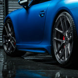 20" Vorsteiner V-FF 101 Forged Graphite Concave Wheels Rims Fits Porsche 991.2