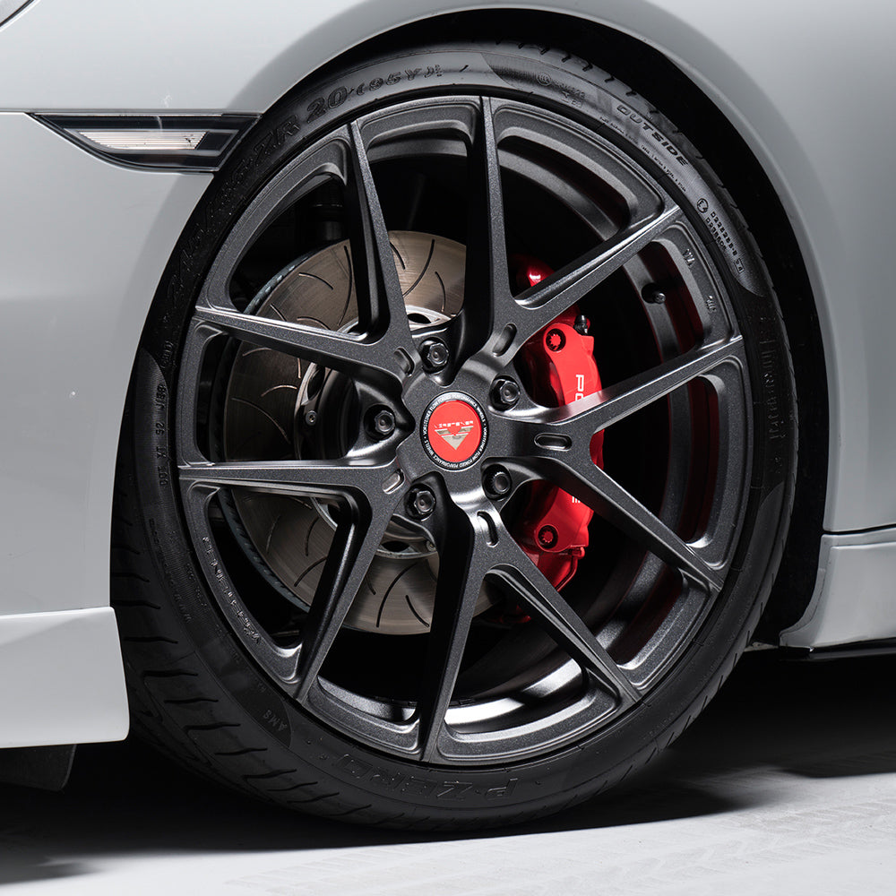 19" Vorsteiner V-FF 101 Forged Concave Graphite Wheels Rims Fits Porsche 997 911