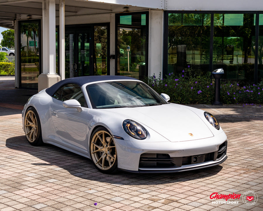 Porsche 992.2 Carrera Cab – Vossen x Champion RS74 – photo 5