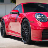 20" AL13 FR100 Black 20x9 20X11 Wheels Rims Fits Porsche 997 911 Carrera S