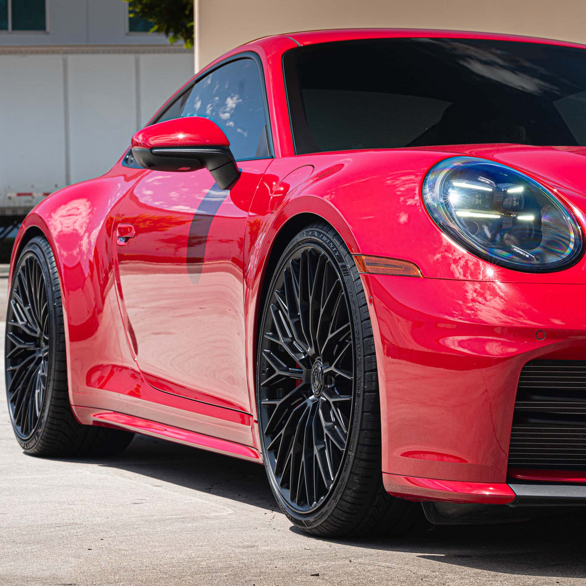 20" AL13 FR100 Black 20x9 20X11 Wheels Rims Fits Porsche 991 911 Carrera S