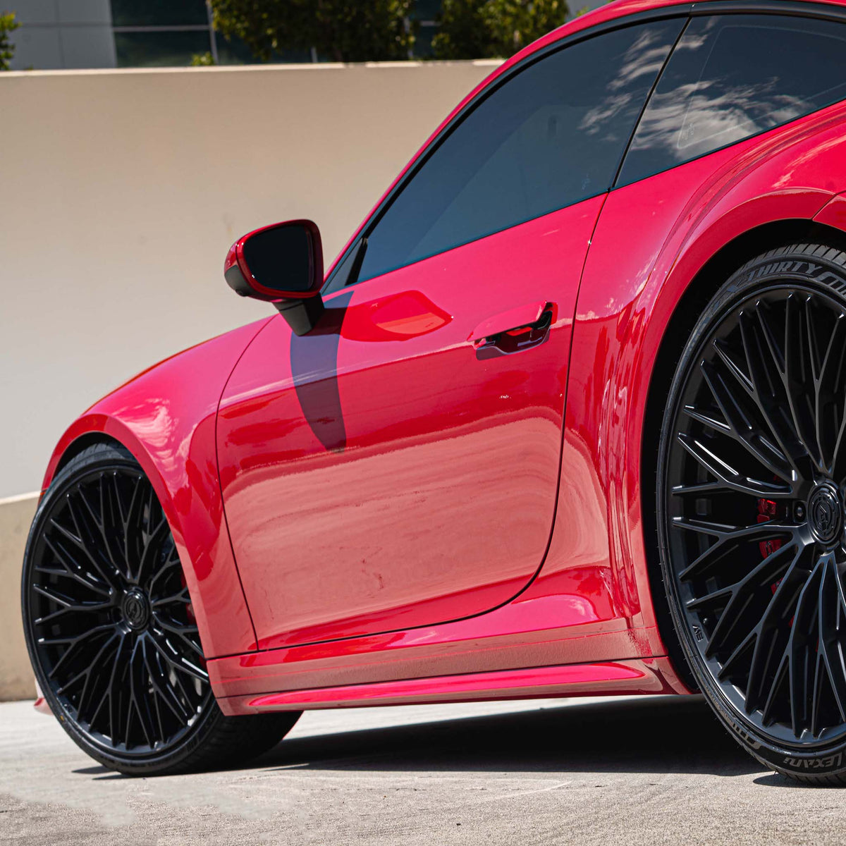 20" AL13 FR100 Black 20x9 20X12 Wheels Rims Fits Porsche 991 911 4 4S Turbo