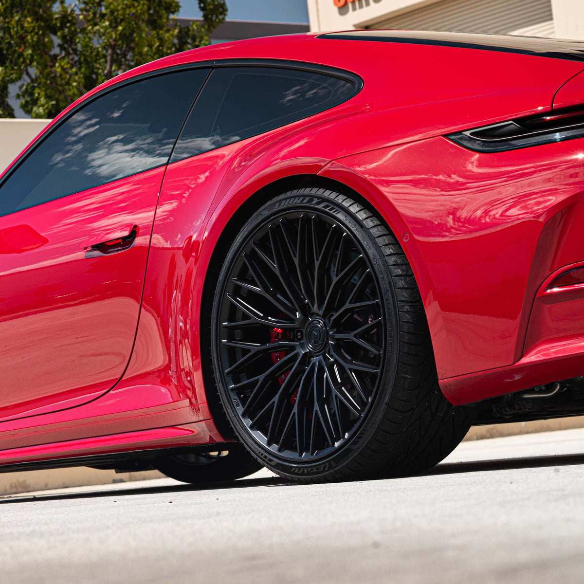 20" AL13 FR100 Black 20x9 20X11 Wheels Rims Fits Porsche 991 911 Carrera S