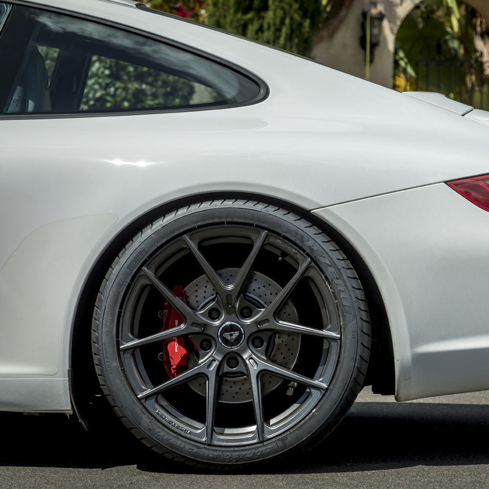 20" Vorsteiner V-FF 101 Forged Graphite Concave Wheels Rims Fits Porsche 991.2