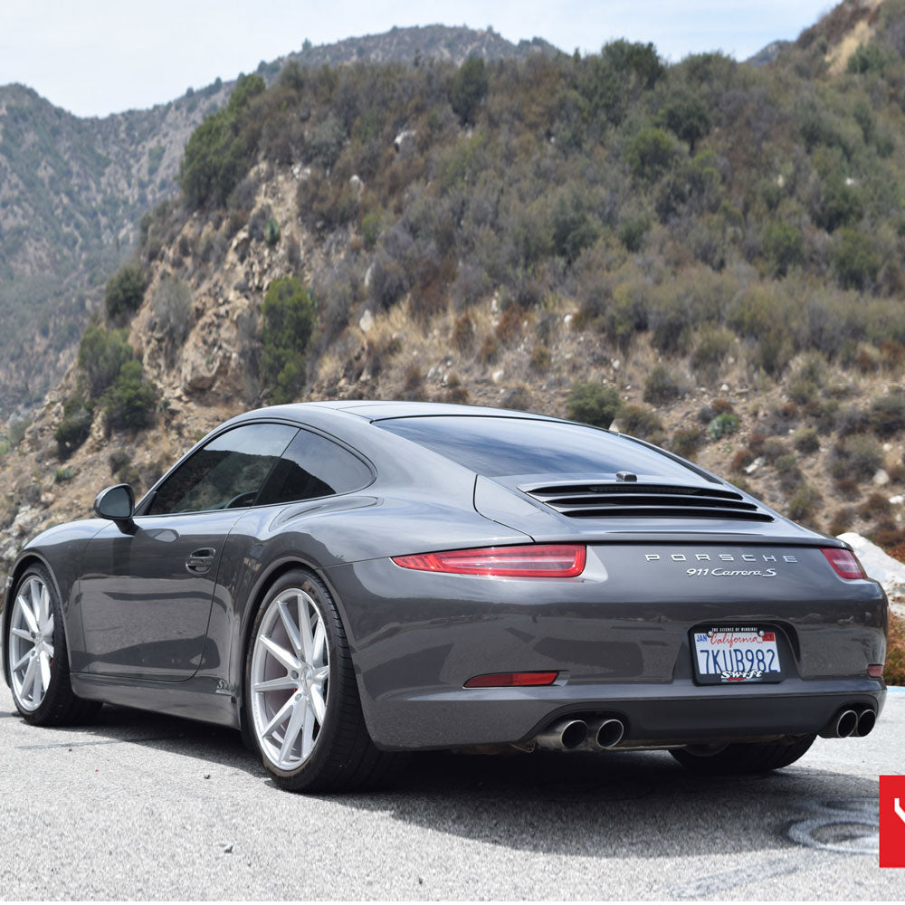 20" Vossen VFS-1 Silver 20x8.5 20x12 Wheels Rims Fits Porsche 997 911 4 4S Turbo