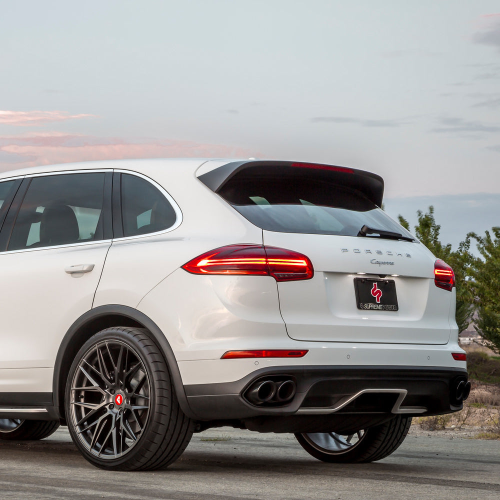 22" Vorsteiner VFF 107 Black Concave Forged Wheels Rims Fits Porsche Cayenne