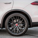 22" Vorsteiner VFF 107 Black Concave Forged Wheels Rims Fits Porsche Cayenne