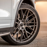 22" Vorsteiner VFF 107 Titanium Concave Forged Wheels Rims Fits BMW E70 X5