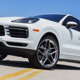 22" HRE FF11 Silver 22x10 Forged Concave Wheels Rims Fits Porsche Cayenne