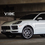 22" HRE FF11 Silver 22x10 Forged Concave Wheels Rims Fits Porsche Cayenne