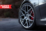 19" HRE FF01 FLOW FORM SILVER CONCAVE WHEELS RIMS FITS PORSCHE 991 911 4S TARGA