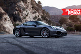 19" HRE FF01 FLOW FORM SILVER CONCAVE WHEELS RIMS FITS PORSCHE 991 911 4S TARGA