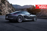 19" HRE FF01 FLOW FORM SILVER CONCAVE WHEELS RIMS FITS PORSCHE 991 911 4S TARGA