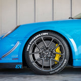 19" Vorsteiner V-FF 101 Forged Concave Graphite Wheels Rims Fits Porsche 997 911