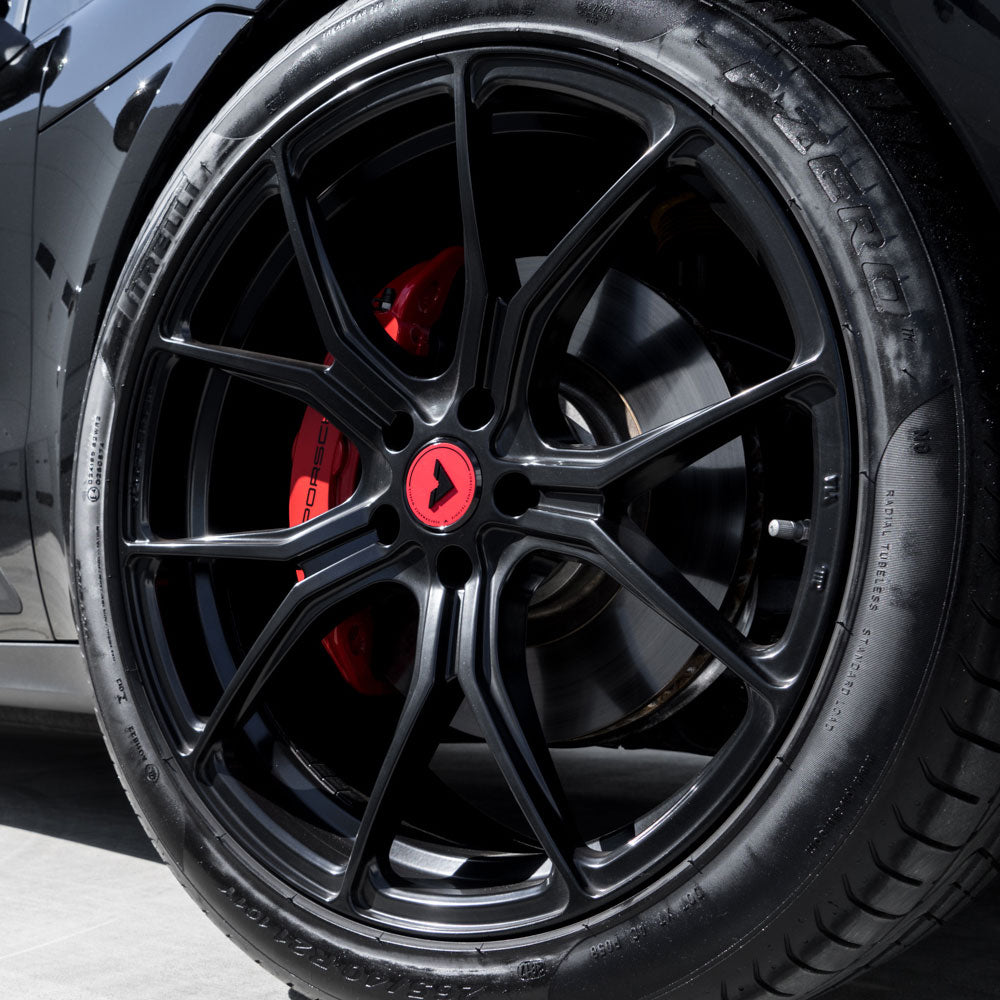 20" Vorsteiner V-FF 103 Forged Concave Black Wheels Rims Fits Audi R8