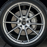 21" Vorsteiner V-FF 109 Forged Concave Grey Wheels Rims Fits Tesla Model 3