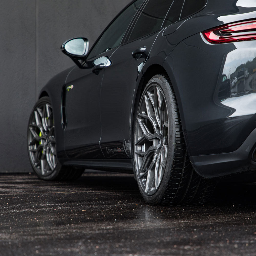 20" Vossen HF2 Grey 20X8.5 20X10.5 1411 Concave Wheels Rims Fits Tesla Model 3
