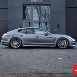 21" Vossen VFS-1 Grey 21x9.5 Hybrid Forged Concave Wheels Rims Fits Audi S8