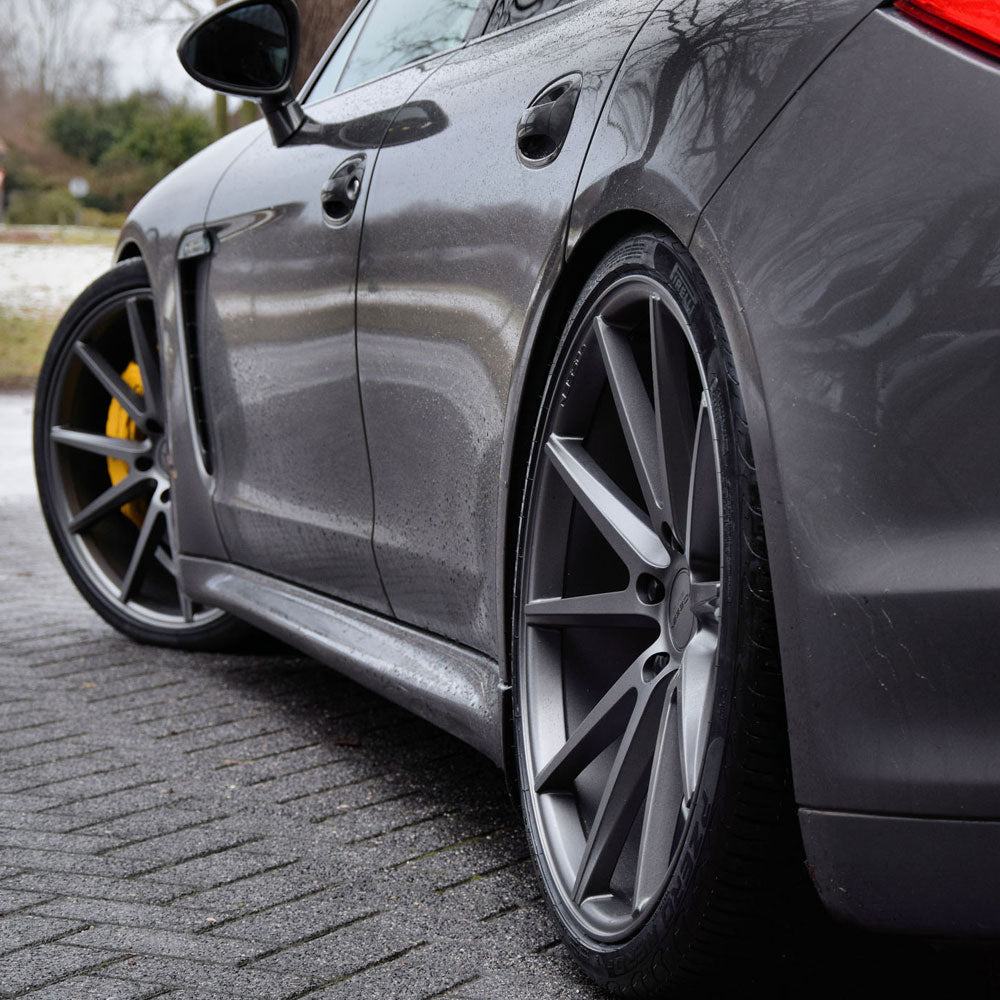 21" Vossen VFS-1 Grey 21x9.5 Hybrid Forged Concave Wheels Rims Fits Audi S8
