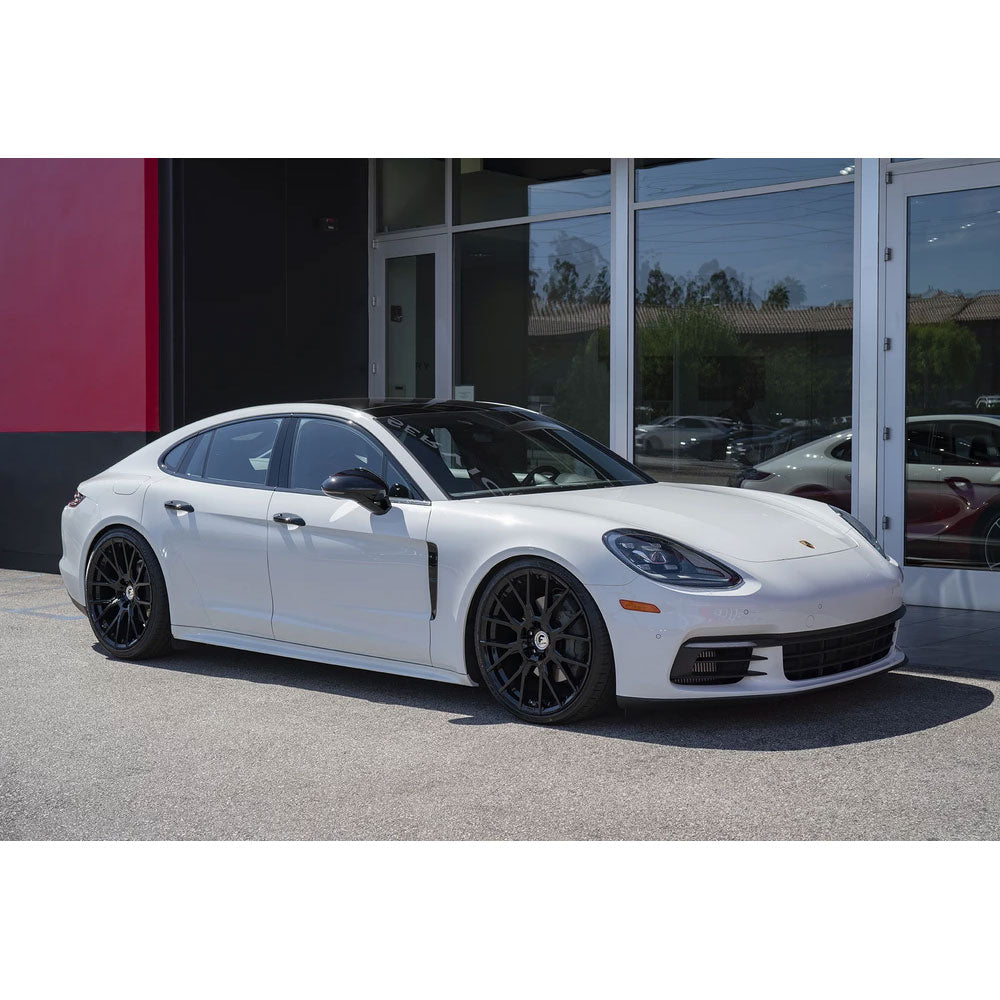 20" Forgiato Flow 001 Black Forged Concave Wheels Rims Fit Jaguar XJRS XJS