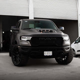 24" AL13 FR66 Gloss Black 24x10 Concave Wheels Rims Fits RAM 1500