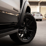 22" AL13 FR66 Black 22x10 Concave Wheels Rims Fits RAM 1500 TRX