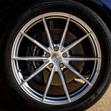22" Vorsteiner VFF 109 Zara Gray Concave Forged Wheels Rims Fits Range Rover